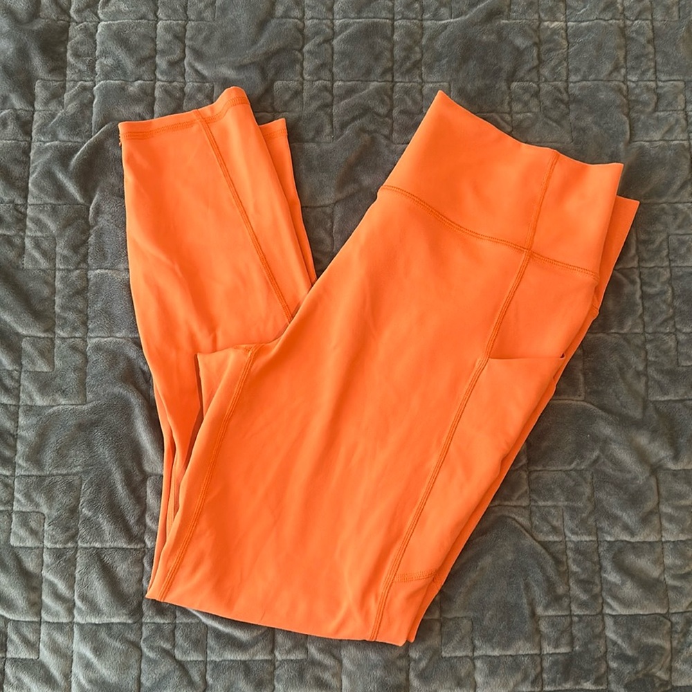 NWT Fabletics PureLuxe Oasis 7/8 in Burnt Ochre Size XL